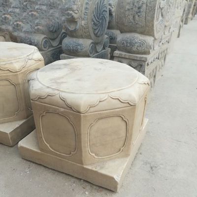 石雕复古石凳   公园景观摆件
