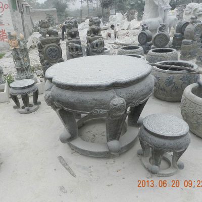 石雕桌凳，仿古桌凳