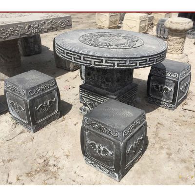 仿古桌凳，石雕桌凳