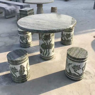 仿古桌椅   石雕公园景观摆件