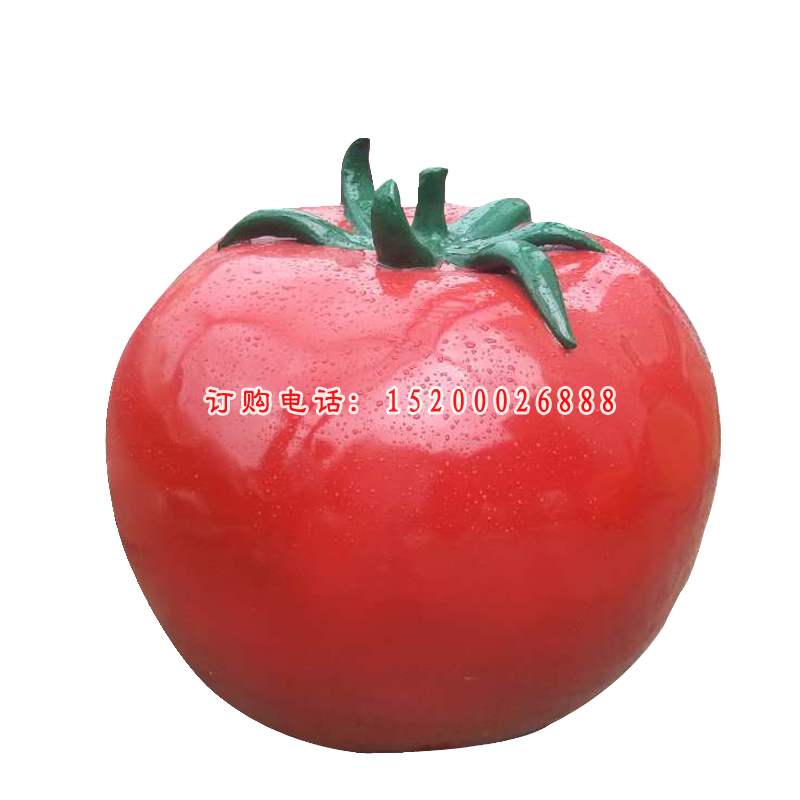 玻璃钢仿真蔬菜雕塑番茄摆件 (5)