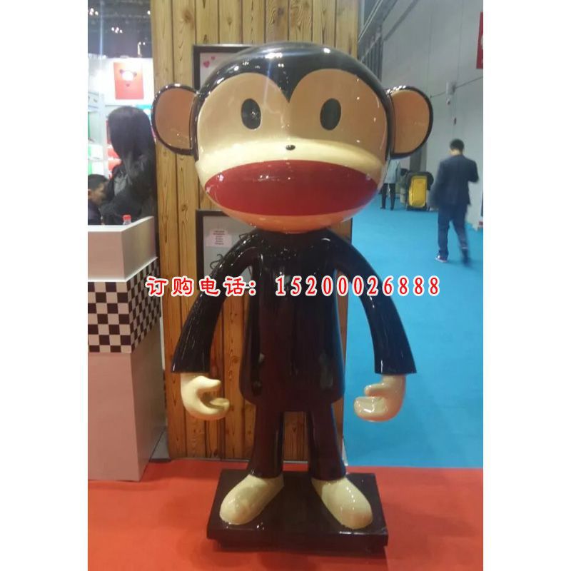 大嘴猴雕塑玻璃钢卡通动物 (2)[1]