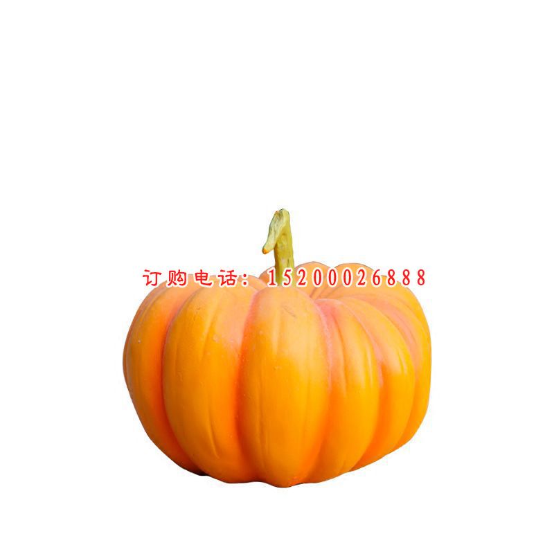玻璃钢金桔南瓜雕塑  家庭蔬菜雕塑