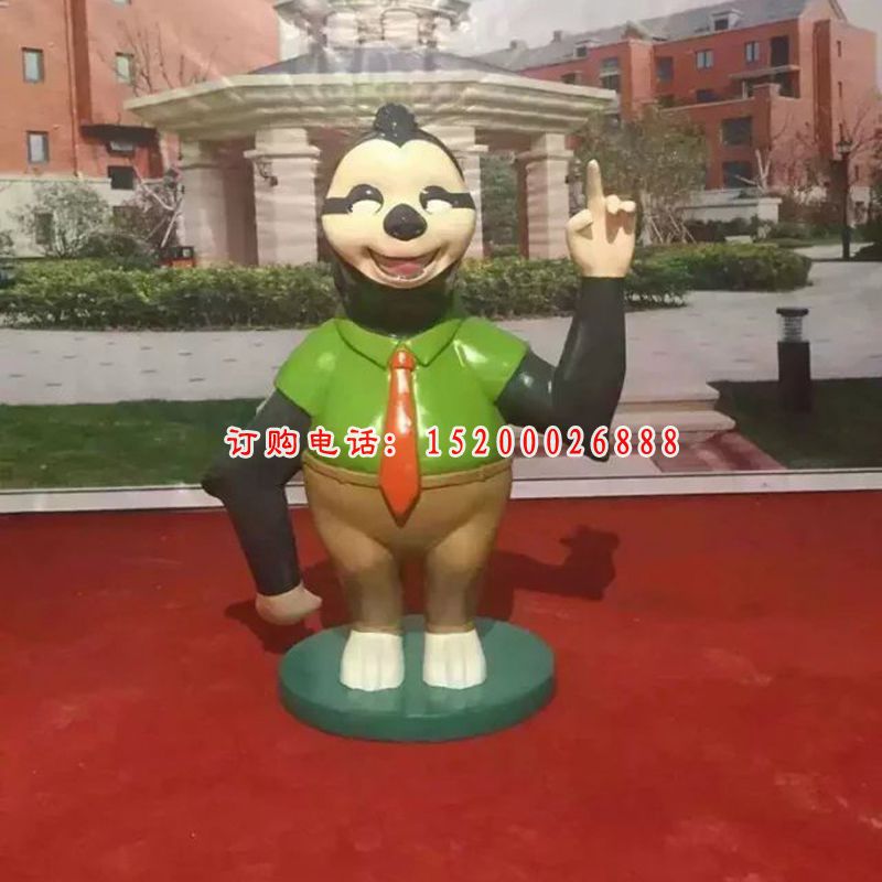 玻璃钢动画雕塑，疯狂动物城卡通雕塑 (12)
