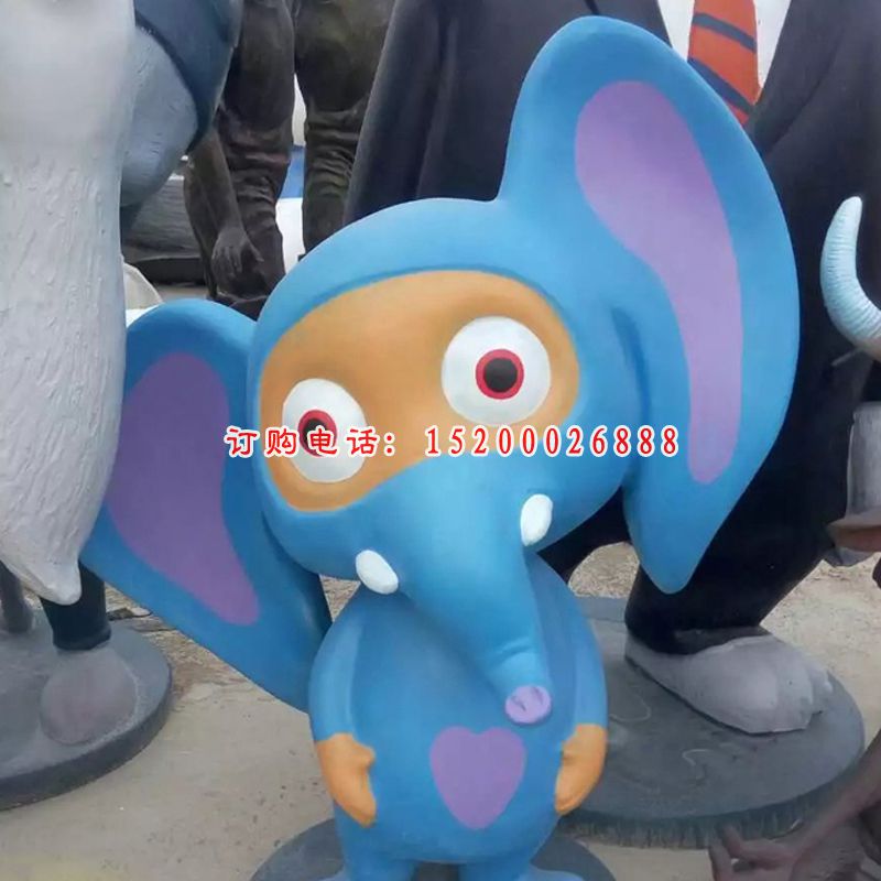 疯狂动物城卡通动物摆件 玻璃钢卡通雕塑