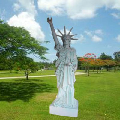 玻璃钢自由女神雕塑 公园西方人物摆件