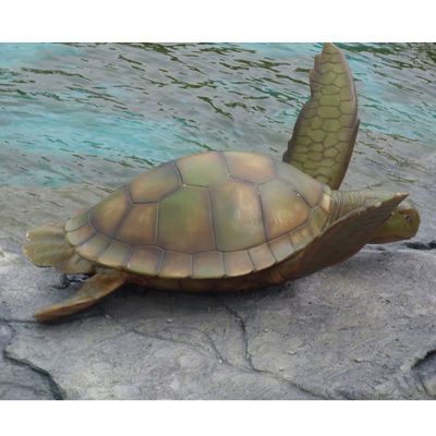 玻璃钢仿真海龟 公园仿真海洋动物摆件
