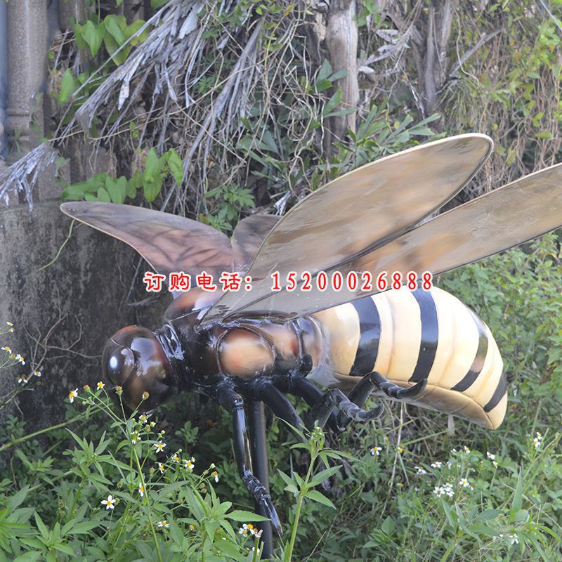 玻璃钢飞行蜜蜂  公园动物摆件