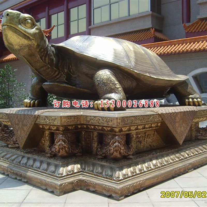 龙龟铜雕，铸铜龙龟雕塑 (10)