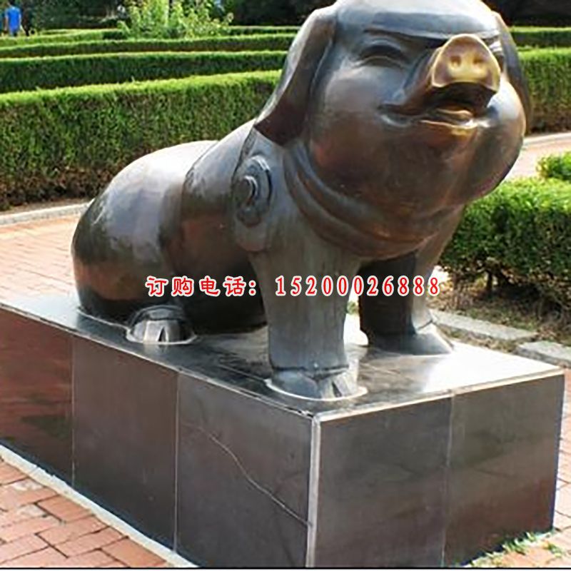 十二生肖铜雕，公园十二生肖铜雕 (3)_看图王