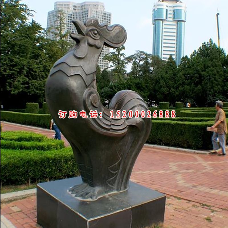 十二生肖铜雕，公园十二生肖铜雕 (4)_看图王