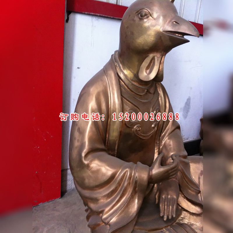 十二生肖铜雕，十二生肖雕塑 (2)