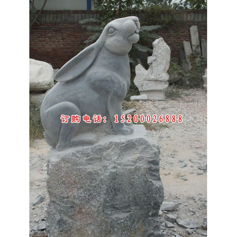 十二生肖石雕，青石十二生肖雕塑 (5)