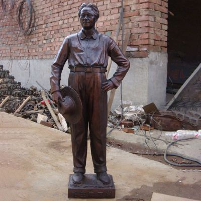 毛主席铜雕，年青毛主席铜雕
