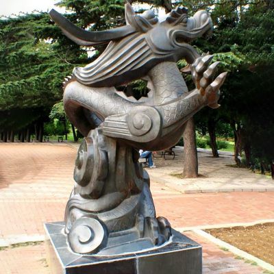 十二生肖铜雕，公园十二生肖铜雕 