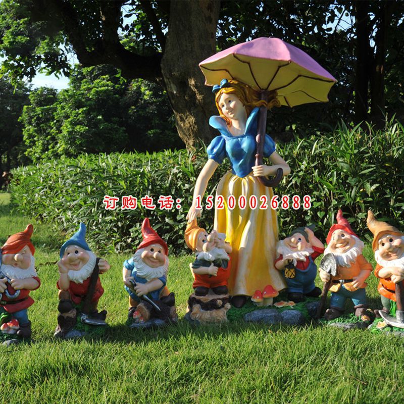 玻璃钢白雪公主雕塑 (7)
