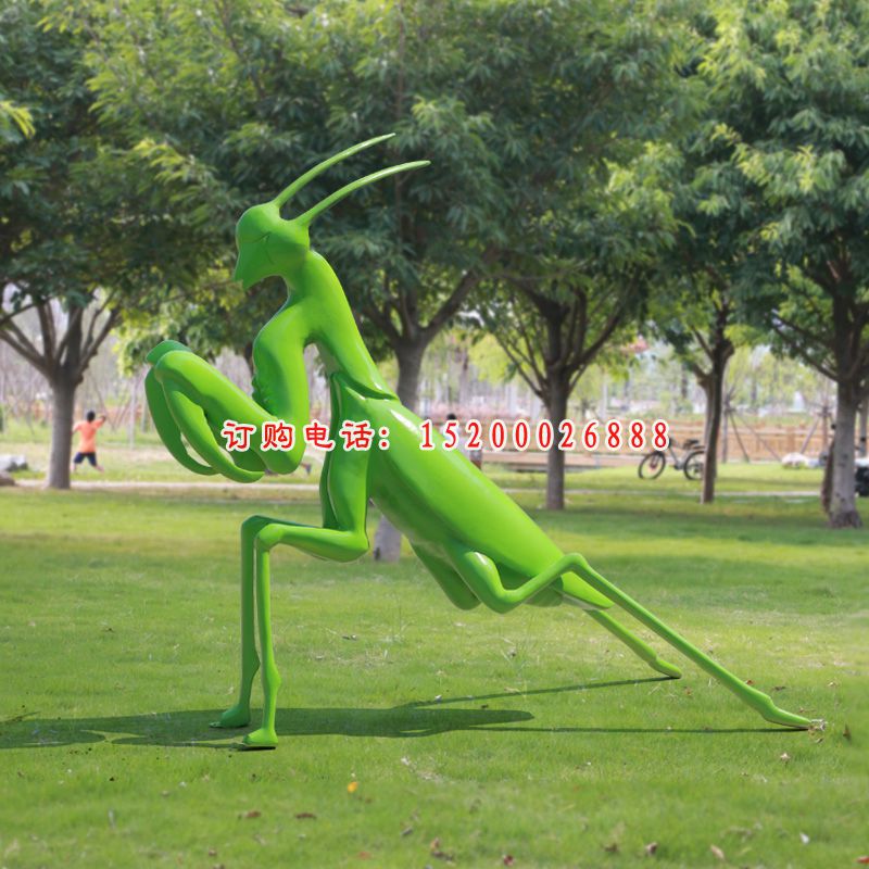 玻璃钢螳螂雕塑 (3)