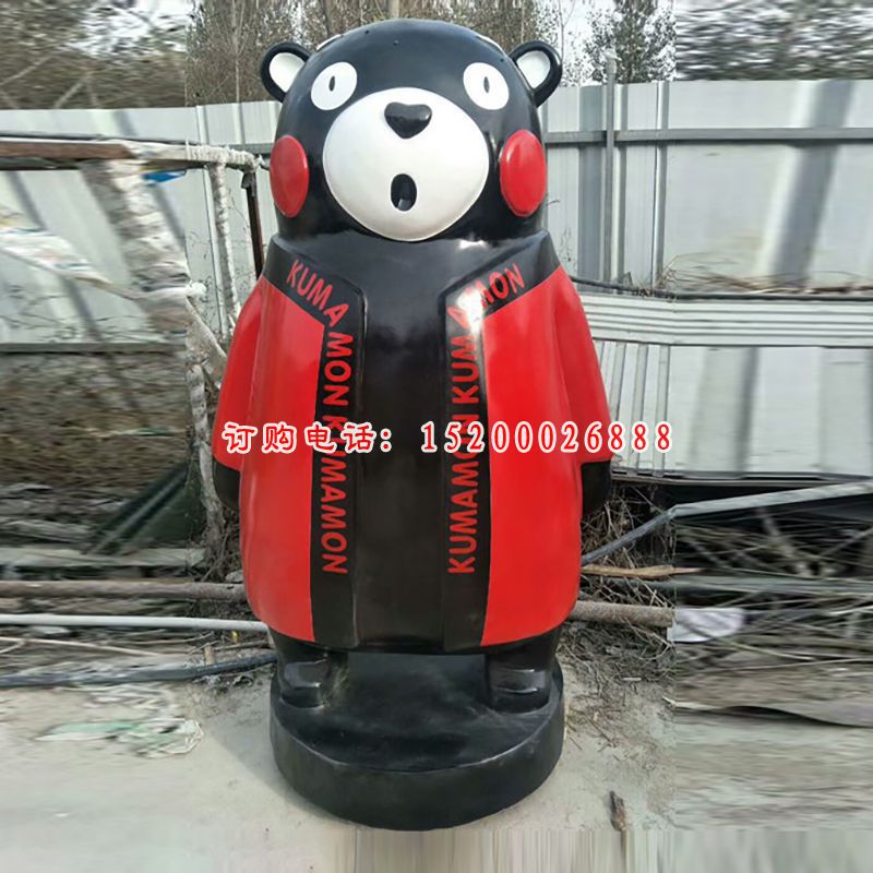 玻璃钢熊本熊雕塑 (5)