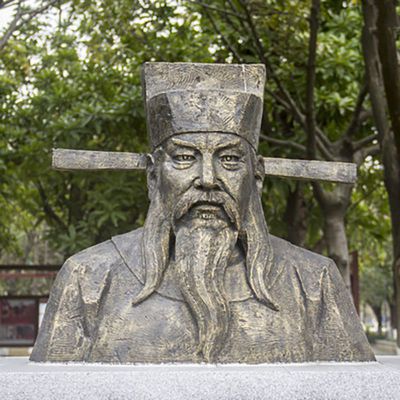 包公铜雕 (2)