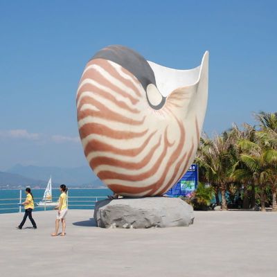 玻璃钢海螺雕塑 (1)