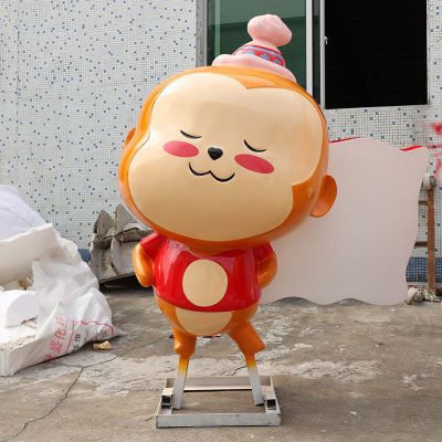 玻璃钢猴雕塑 (1)