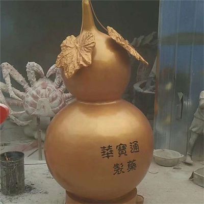 玻璃钢葫芦雕塑 (1)