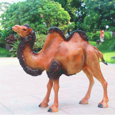 玻璃钢骆驼雕塑 (1)