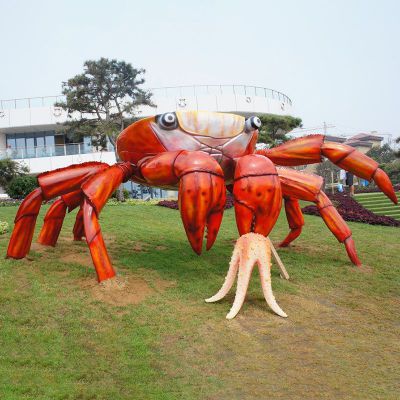 玻璃钢螃蟹雕塑 (1)