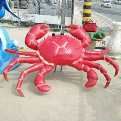 玻璃钢螃蟹雕塑 (2)