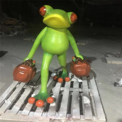 玻璃钢青蛙雕塑 (4)