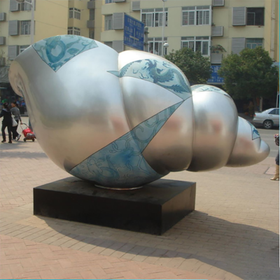 不锈钢海螺雕塑 (1)