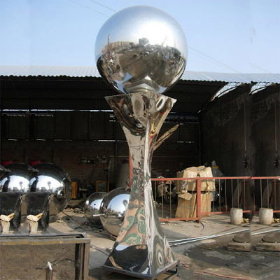 不锈钢奖杯雕塑 (1)