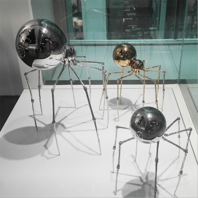 不锈钢蜘蛛雕塑 (1)