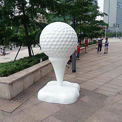 玻璃钢高尔夫球雕塑 (4)
