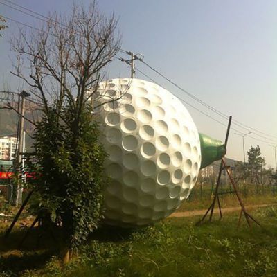 高尔夫球石雕 (1)