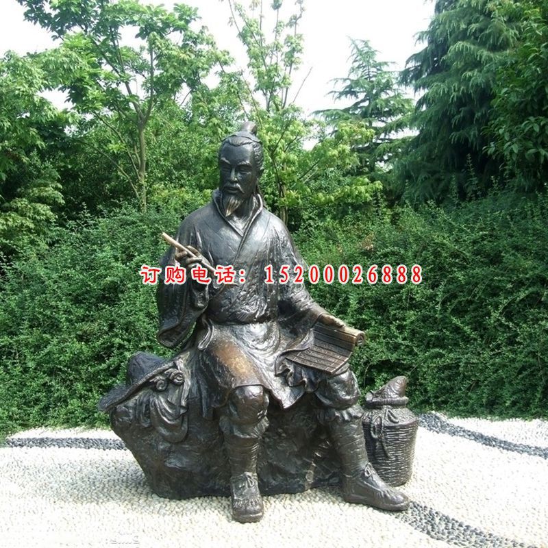 姜太公铜雕 (3)