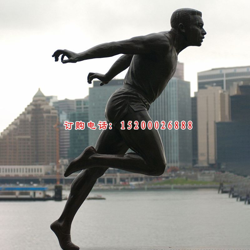 跑步铜雕 (4)