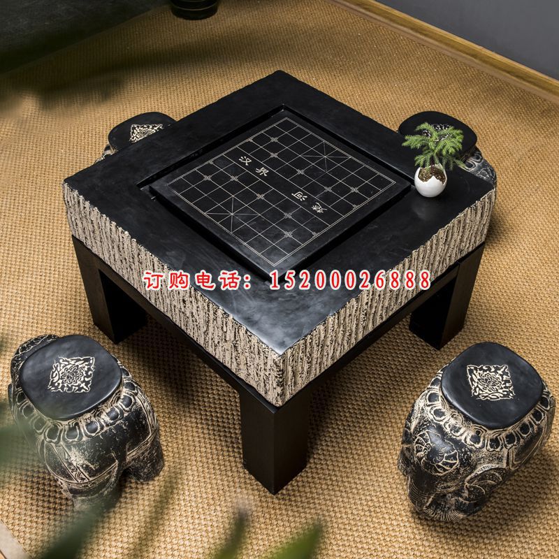 石雕棋盘 (2)