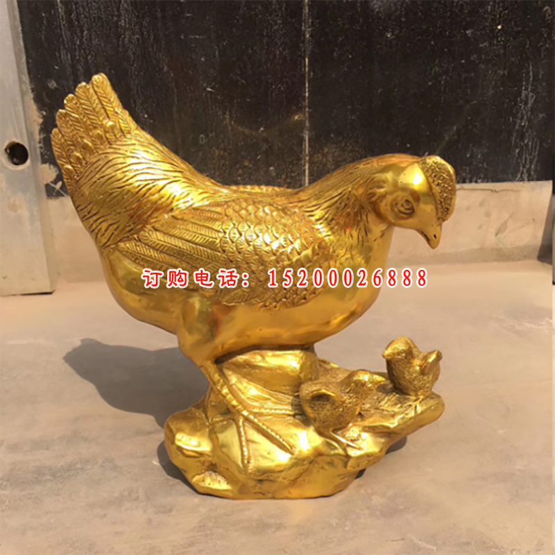 铜雕鸡 (2)