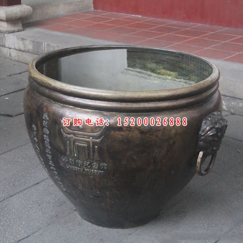 铜雕水缸 (1)