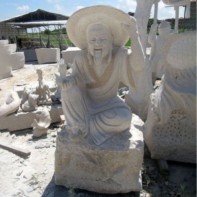 姜太公石雕 (2)