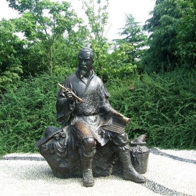 姜太公铜雕 (3)
