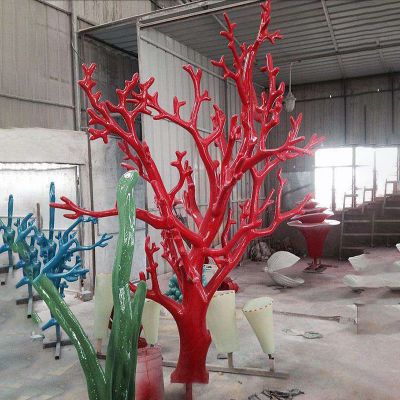 玻璃钢树雕塑 (2)
