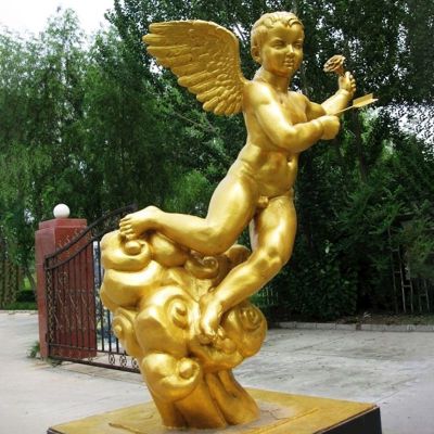 天使铜雕 (2)