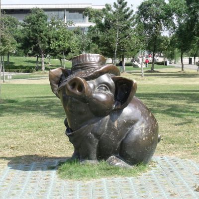 铜雕猪 (3)