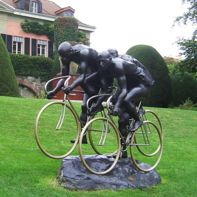 铜雕自行车 (4)