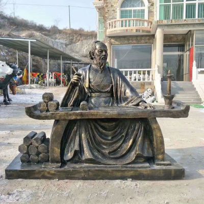 张仲景铜雕 (2)