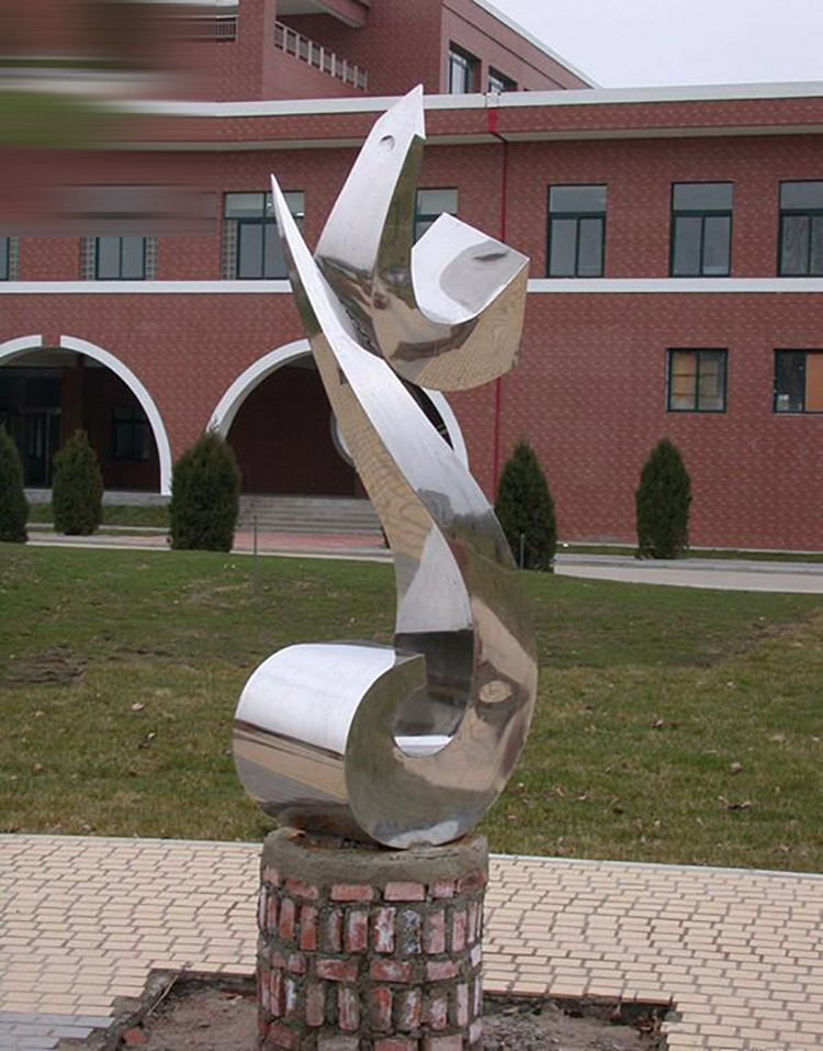 不锈钢豆芽抽象 校园景观雕塑
