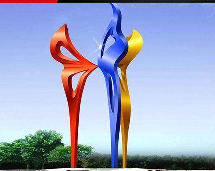 不锈钢彩色护眼 广场景观雕塑