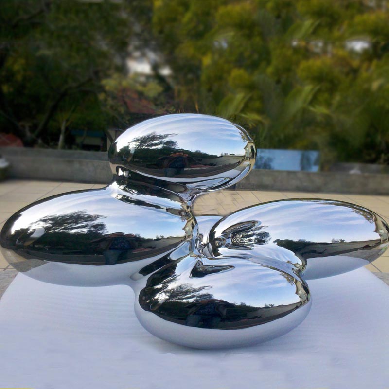创意抽象小球组合造型公园景观雕塑，不锈钢雕塑